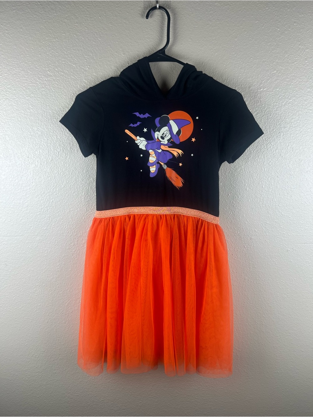 Disney Minnie Mouse Halloween Witch Dress Girls 10-12